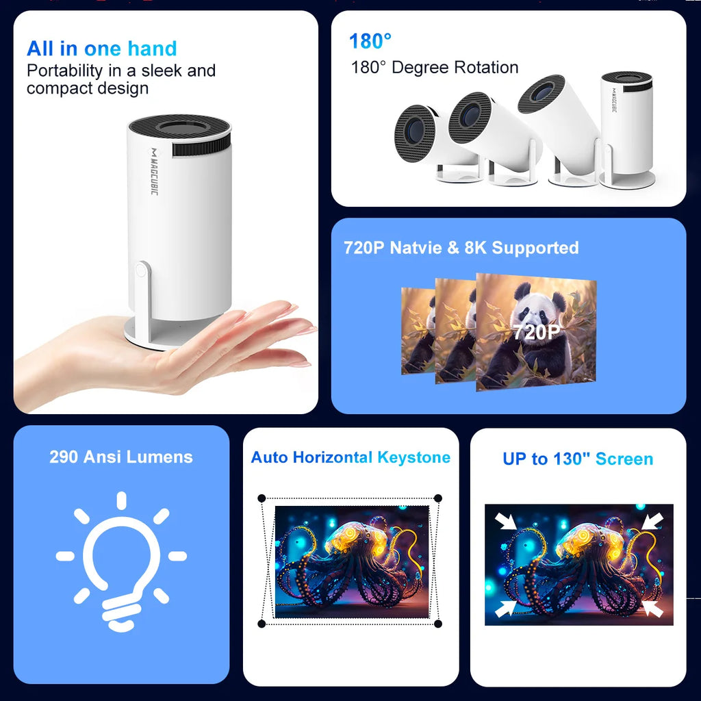 AVELIX Mini Smart Projector