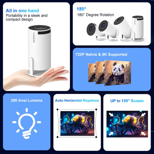 AVELIX Mini Smart Projector